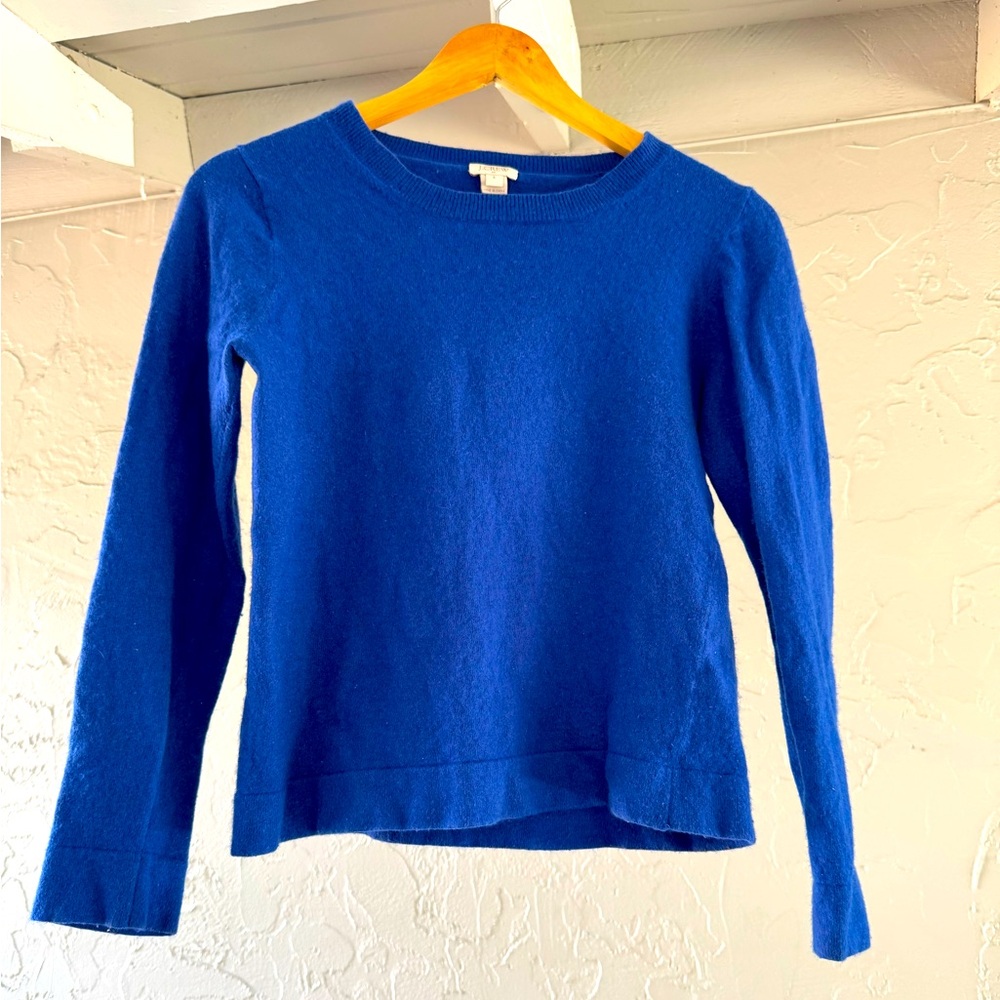 Electric Blue J. Crew Sweater